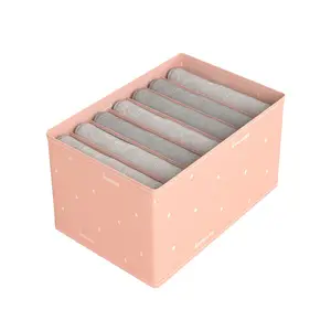 Washable Drawers Dividers Organizers for Pants Jeans Organizer for Closet Folding Storage Box