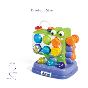 Consola de juegos multifuncional, juguete educativo de dinosaurio lindo, golpea un topo con luz y música, juguetes educativos para niños - Product Image 5