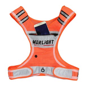 Venta caliente <span class=keywords><strong>en</strong></span> <span class=keywords><strong>Amazon</strong></span> LED <span class=keywords><strong>trabajo</strong></span> <span class=keywords><strong>de</strong></span> seguridad chaleco reflectante con bolsillo - Product Image 6