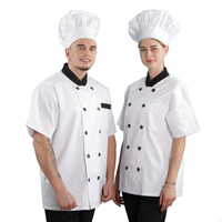 Restaurant Serveur Chef Manager Uniforme chef veste manteau
