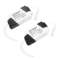 Conducteur LED 300mA 8-24W/18W, adaptateur d'alimentation, transformateur de lumière 85-265V pour bande lumineuse LED, éclairage de plafond, éclairage encastré