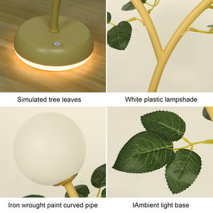 Lámpara Lunar LED de Doble Cabezal Recargable, Lámpara de Mesa de Doble Uso, Lámpara de Noche Creativa para Dormitorio Infantil, Opción Enchufable - Product Image 4