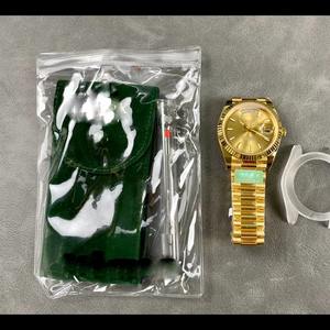 Montre automatique mécanique unisexe Drioshipping avec bracelet en acier inoxydable, double calendrier et fonction d'alarme de qualité - Product Image 1