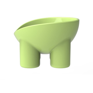 Tazón de Comida para Gatos de Plástico con Forma de Pata de Elefante, Antideslizante, Engrosado, para Uso Diario - Product Image 4