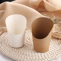 Gobelet en papier pour gaufres aux œufs et aux œufs à emporter recyclables personnalisés boîte à lunch pour poulet et frites tasses pour frites à hot dog