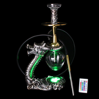 Chicha Dragon Oriental – Design Dragon Chinois, Effets Lumineux, Style Palais Vintage – Un Best-Seller du Moyen-Orient