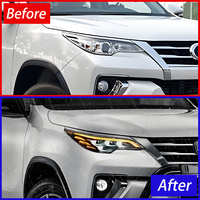 Feux de voiture KGKB pour Toyota Fortuner 2016-2020, ensemble de phares avant, mise à niveau de style Lexus, lentille de projecteur LED, accessoires