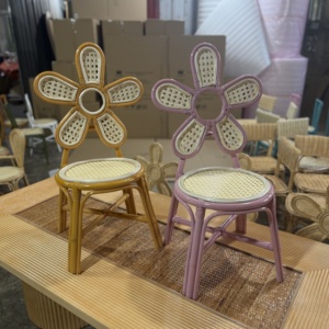 Sillas Infantiles de Mimbre Natural Hechas a Mano y Ecológicas para Alquiler, Muebles de Mimbre para Fiestas Infantiles y Decoraciones de Bodas - Product Image 3