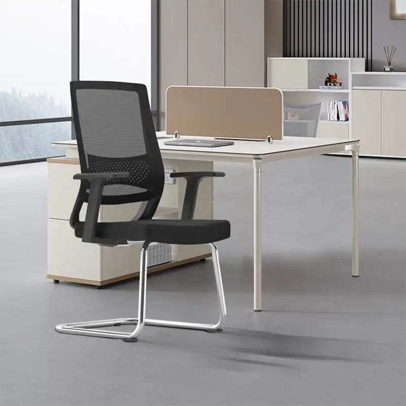 Designer Mesh Conference Chair by German Brand High Quality Swivel Fabric Guest Meeting Table Type for Office