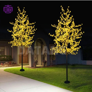 Artificial <b>LED</b> Cherry Blossom <b>Tree</b> <b>Light</b> Iron Trunk Decorative Festival Landscape for Square Park Garden Mall Display for Sale - Product Image 1