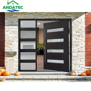 36X80 Pintu Eksterior Depan Aluminium Modern untuk Rumah