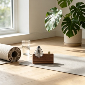Difusor de Aromaterapia Eléctrico de Lujo de Alta Gama, Material de Madera y Vidrio Premium, Nebulizador de Aroma sin Agua para Fragancia Interior - Product Image 5