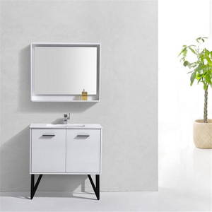 DAIYA <strong>vanity</strong> <strong>case</strong> with wall cabinet lacquer finish - Product Image 6