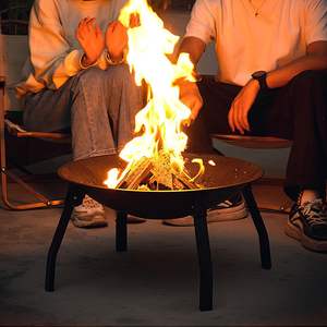 Brasero pliable d'extérieur <span class=keywords><strong>pour</strong></span> <span class=keywords><strong>bois</strong></span>, brasero de <span class=keywords><strong>terrasse</strong></span>, cadre <span class=keywords><strong>en</strong></span> acier durable, brasero <span class=keywords><strong>pour</strong></span> le camping, barbecue <span class=keywords><strong>en</strong></span> plein air avec couvercle - Product Image 6