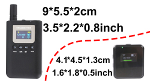 Hệ thống giải thích hướng dẫn du lịch không dây 7300r Model Mini, thuận tiện mang theo với đế sạc chuyên dụng - Product Image 3