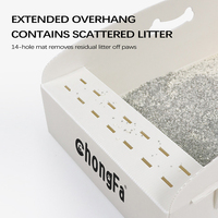 Bac à litière pour chat en carton jetable extra large 20L, portable, pliable, toilette pour animaux de compagnie, étanche, écologique, pour l'extérieur, hôtel