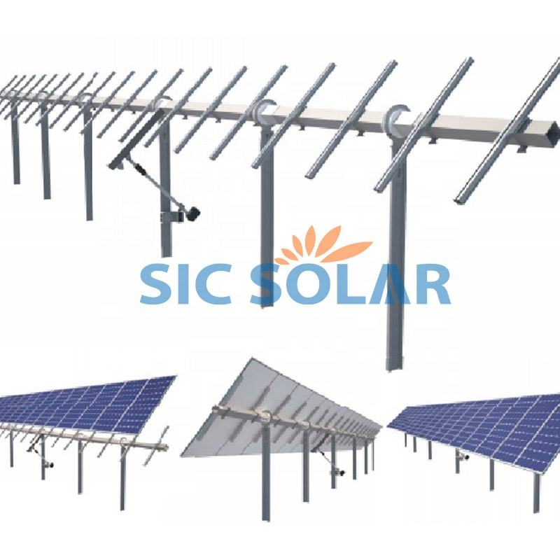 SIC SOLAR PV Module Mounting Structure - Single-Axis Tracker