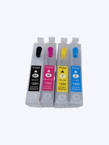 Cartouche d'encre rechargeable avec puce pour imprimante Epson Stylus <span class=keywords><strong>SX435W</strong></span> SX525WD SX235W T1291 T1292 T1293 T1294 - Product Image 3