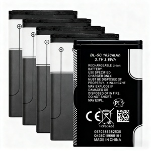 Có thể sạc lại 3.7V 1050mAh Điện thoại di động pin cho Nokia tương thích BL-5C 1200 1208 1600 1650 105 106 E60 N70 N9 BL 5C - Product Image 2