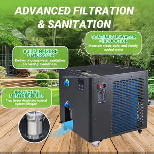 Système de refroidissement rapide pour bain de glace, refroidisseur d'eau 1HP, machine de refroidissement par immersion froide avec filtres et pompe - Product Image 2