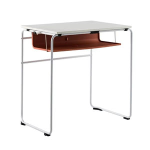 Bureau d'<span class=keywords><strong>étudiant</strong></span> multifonctionnel avec dessus en panneau de particules E0, panneau de pudeur en ABS renforcé, cadre en fer mat, design convertible - Product Image 2