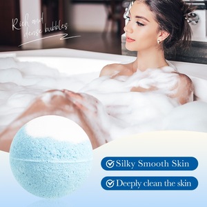 Bombes de bain bio SADOER à l'abricot et au camélia, nettoyage doux, hydratant, apaisant, bain moussant spa, soin du corps, 100g - Product Image 4