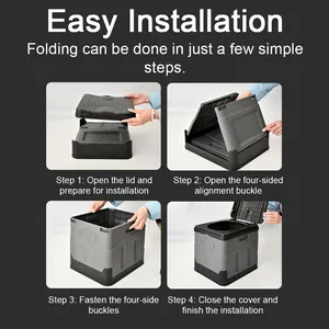 Car Travel Portable Emergency Toilet Outdoor Folding Camping Toilet With Cover For Camping Hiking Boat Road Trips Beach