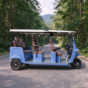 Auto Elettrica per Turismo 5+ Posti Certificata EEC 7.5kW 72V250Ah Litio Autonomia 160-180km per Uso nel Sud-Est Asiatico - Product Image 6