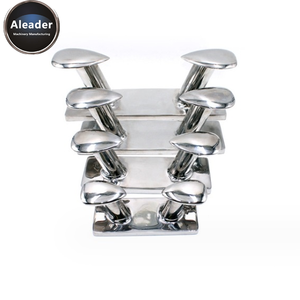 Aleaser yüksek görev yat aksesuarları tekne palamar Cleat hassas döküm paslanmaz çelik 316 boynuz baba - Product Image 5