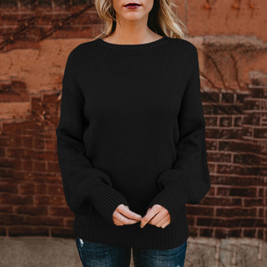 Maglione da Donna con <span class=keywords><strong>Schiena</strong></span> <span class=keywords><strong>Scoperta</strong></span> e Fiocco Natalizio, Design per Ragazze, Vendita all'Ingrosso - Product Image 3