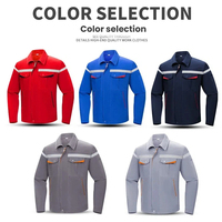 Veste de travail personnalisée avec logo pour hommes, printemps automne, manches longues, vêtements de travail réfléchissants de sécurité, uniforme pour l'usine et la construction