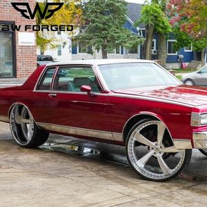 बीडब्ल्यू 2/3 टुकड़े गहरे पकवान एल्यूमीनियम जाली मिश्र धातु पहिया 15 16 17 18 19 20 इंच 5x120 5x127 5x114.3 6x139.7 पॉलिश व्हील - Product Image 4