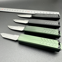 Couteau de poche Micro X02 haute dureté en alliage d'aluminium CNC, couteau de camping portable pour la randonnée, la pêche et l'autodéfense en plein air