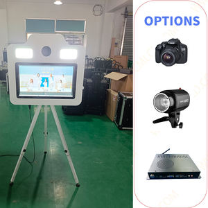 Chimee 2025 nuevo trípode Metal DSLR Cámara fotomatón 21,5 "Pantalla táctil impresión instantánea compartir <span class=keywords><strong>alquiler</strong></span> quiosco de negocios - Product Image 2