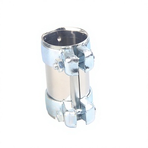 Abrazadera de tubo de escape de acero inoxidable para coche y motocicleta, 60 mm de diámetro, universal - Product Image 2