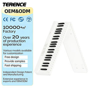 <span class=keywords><strong>Piano</strong></span> Electrónico Plegable TERENCE V20, Teclado <span class=keywords><strong>de</strong></span> <span class=keywords><strong>Piano</strong></span> <span class=keywords><strong>de</strong></span> 88 Teclas, Diseño Portátil y Plegable para Práctica en Casa y Viajes - Product Image 1