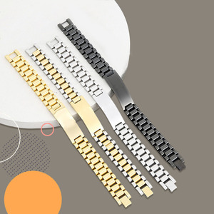 <span class=keywords><strong>Bracelet</strong></span> en acier inoxydable incurvé gravé au laser pour hommes, en titane, motif tulipe, personnalisable, vente en gros - Product Image 4