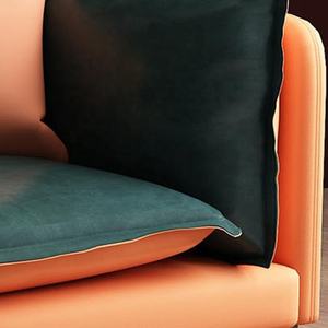 Juego de Muebles de Sala de Estar Modernos de Alta Calidad Chinos, Sofá de Cuero y Tela Negra, Económico - Product Image 5