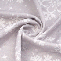 Tela personalizada con estampado de puntos grandes Dobby, color lila empolvado, con diseño de puntos suizos, para prendas infantiles.