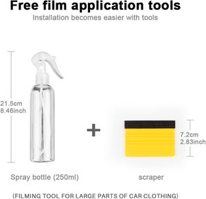 Film de protection de peinture TPU pour Tesla Model Y 2020-2025 (non compatible Juniper) PPF pré-découpé brillant transparent 8,5 mil auto-réparant HD - Product Image 6