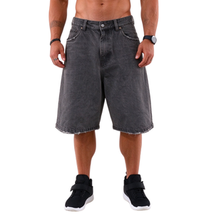 Pantalones Cargo de Mezclilla Tejida Transpirable y Ecológica, Estilo Urbano, Personalizados, Vintage, Desgastados, de Cintura Alta, Holgados, para Hombre, Verano - Product Image 4