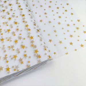 Rollo de papel de regalo para ropa fino impreso con logotipo personalizado característica de artesanía reciclable para embalaje de ropa tejido de regalo - Product Image 3