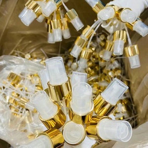 ฝาจุกแบบดิสก์สีทองขนาด 20/410 พร้อมปลอกอะลูมิเนียม ฝาขวดแชมพูขนาด 24/410 ฝาขวดพลาสติกสำหรับครีมนวดผมแบบกด ขายส่งจากโรงงาน - Product Image 4