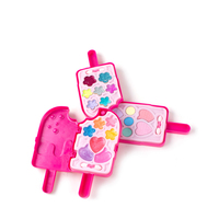 Palette de maquillage en forme de glace avec trois compartiments, jouets de cosmétique pour filles, nouvelle collection