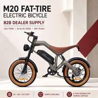 Vélo de montagne électrique pour adultes, moteur arrière sans balais 48V 250W 7 vitesses, freins à disque, suspension intégrale