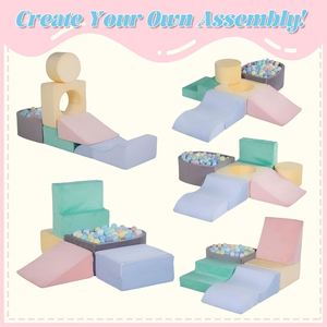 Bloc d'escalade pour bébé, tapis de gym en mousse pour tout-petits avec base antidérapante, grimpeur sensoriel, ensemble de jeu d'activités d'escalade et de ramper en intérieur - Product Image 4