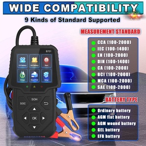 Yeni B701 OBD2 <span class=keywords><strong>EOBD</strong></span> 12V Araç Akü Test Cihazı ve Arıza Kodu Okuyucu OBDII Çoklu Dil Desteği 1 Yıl Garanti - Product Image 2