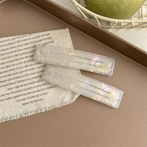 Corea acetato acrilico forcine per capelli da donna clip per capelli a scatto per ragazze - Product Image 4