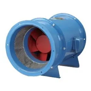 12 inç 300MM 110V 220V kırmızı yüksek kaliteli eksenel akış taşınabilir hava fanı endüstriyel Fan