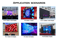 Écran LED modulaire portable pour mur vidéo de location P2.604 P2.976 P3.91 P4.81, affichage extérieur pour scène, concert, événement, église